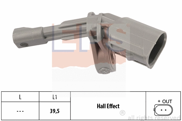 Sensor, wheel speed (EPS-1960 175)