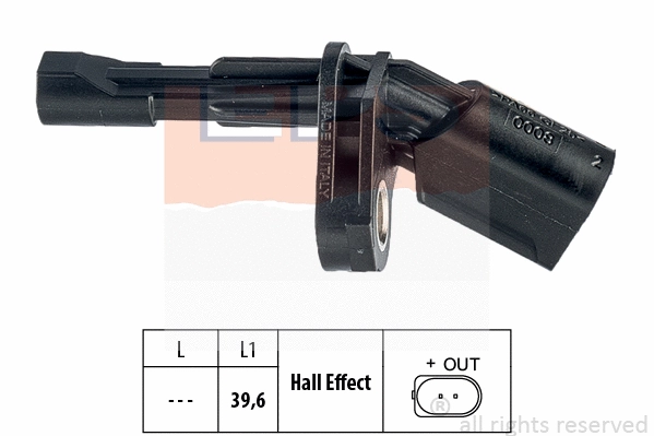 Sensor, wheel speed (EPS-1960 008)