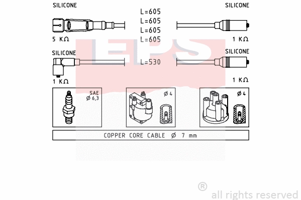 Ignition Cable Kit (EPS-1501 549)
