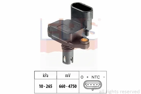 Sensor, boost pressure