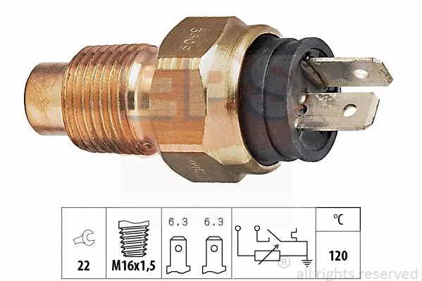 Sensor, coolant temperature