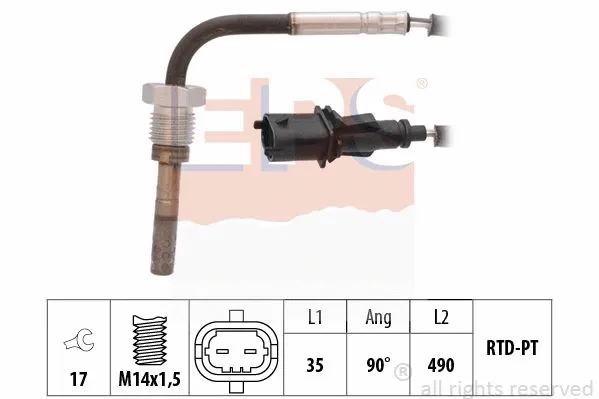 Sensor, exhaust gas temperature (EPS-1220 135)