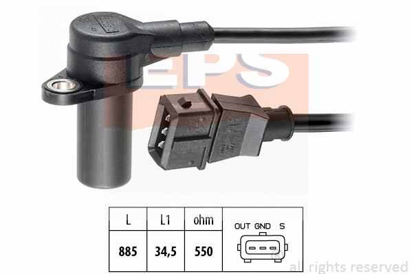 Sensor, crankshaft pulse (EPS-1953 162)