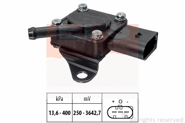 Sensor, exhaust pressure (EPS-1993 319)