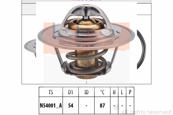 Thermostat, coolant (EPS-1880 268S)