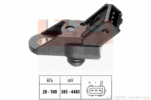Air Pressure Sensor, altitude adaption (EPS-1993 062)