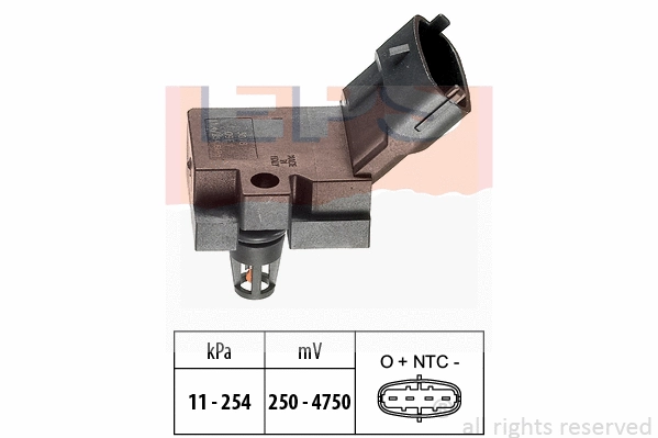 Sensor, exhaust pressure (EPS-1993 078)