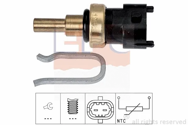 Sensor, coolant temperature