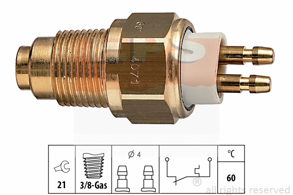 Temperature Switch, coolant warning lamp (EPS-1840 071)