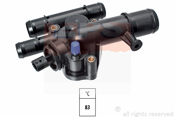 Thermostat, coolant (EPS-1880 718)