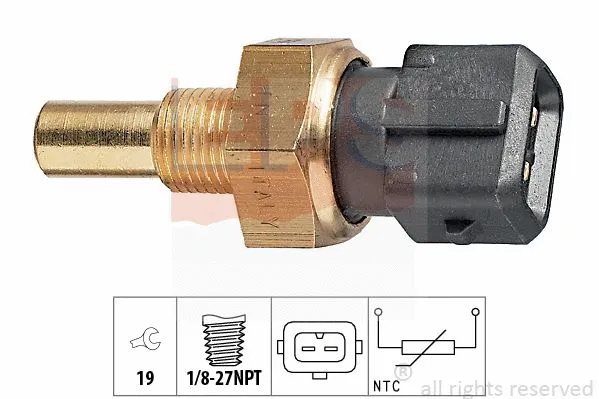Sensor, coolant temperature