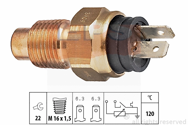 Sensor, coolant temperature (EPS-1830 509)