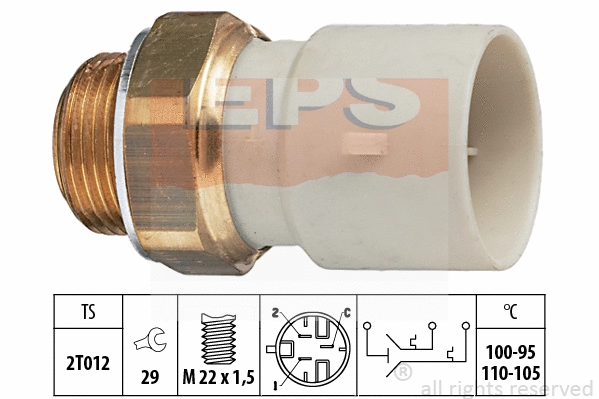 Temperature Switch, radiator fan (EPS-1850 632)
