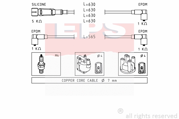 Ignition Cable Kit (EPS-1500 493)