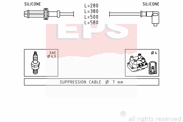 Ignition Cable Kit (EPS-1501 374)