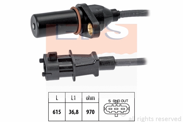 Sensor, crankshaft pulse (EPS-1953 569)