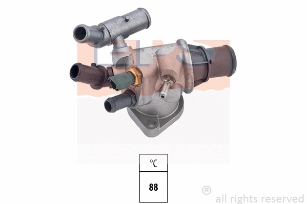 Thermostat, coolant (EPS-1880 572)