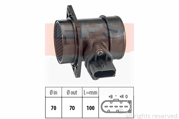 Mass Air Flow Sensor (EPS-1991 212)