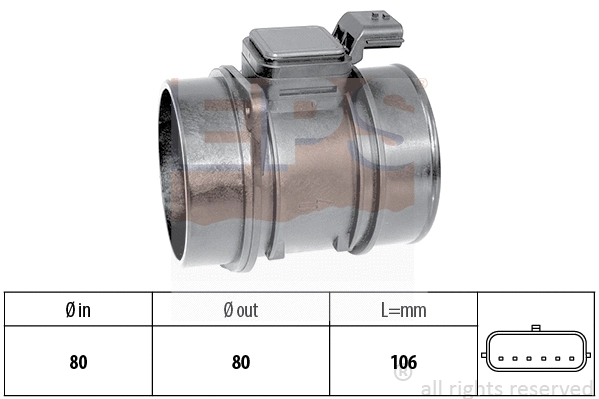 Mass Air Flow Sensor (EPS-1991 361)