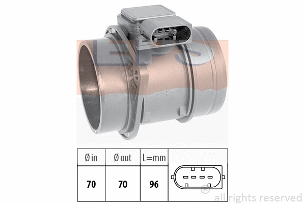 Mass Air Flow Sensor (EPS-1991 358)