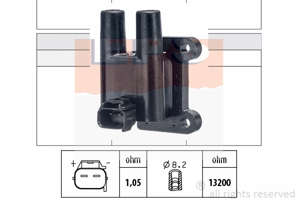 Ignition Coil (EPS-1970 582)