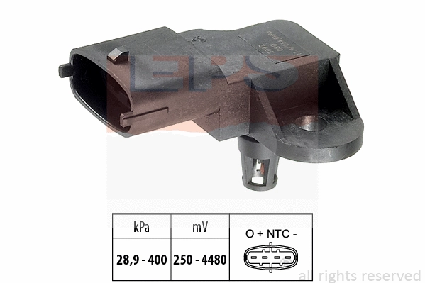 Sensor, exhaust pressure (EPS-1993 357)