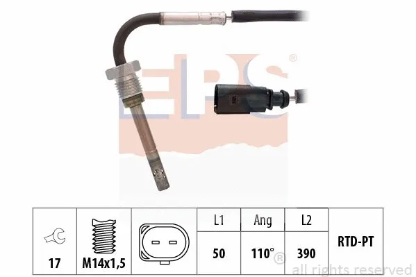 Sensor, exhaust gas temperature (EPS-1220 285)