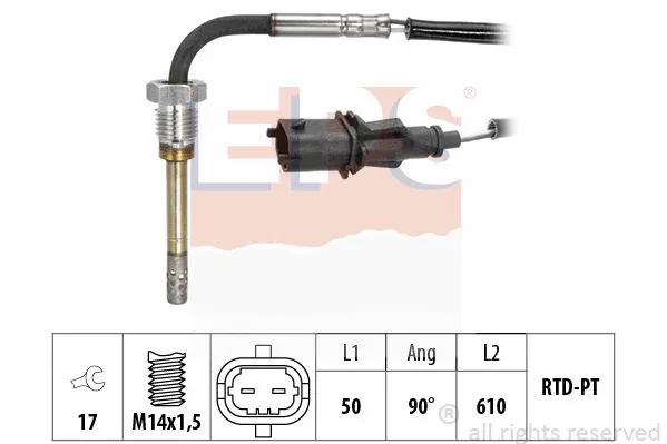 Sensor, exhaust gas temperature (EPS-1220 037)