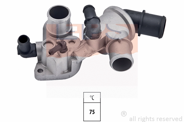 Thermostat, coolant (EPS-1880 158)