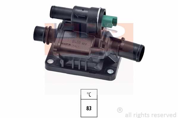 Thermostat, coolant (EPS-1880 486)