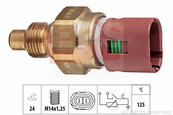 Sensor, coolant temperature