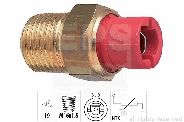 Sensor, coolant temperature
