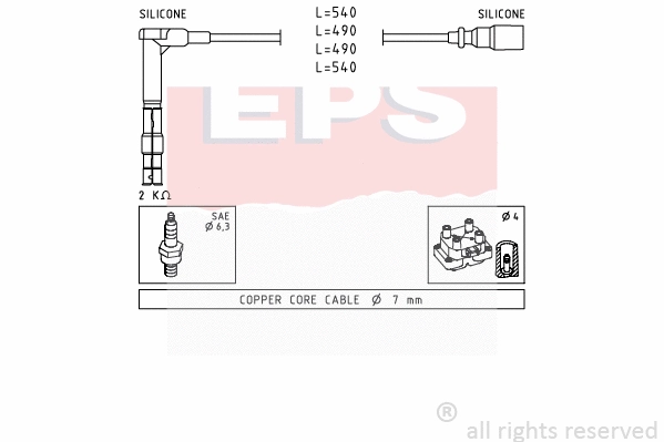 Ignition Cable Kit (EPS-1501 305)