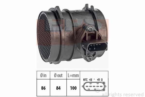 Mass Air Flow Sensor (EPS-1991 499)