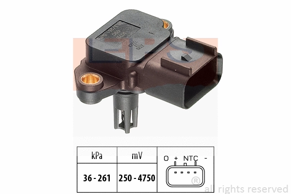 Sensor, boost pressure (EPS-1993 076)