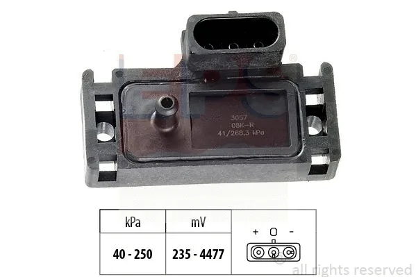 Sensor, boost pressure