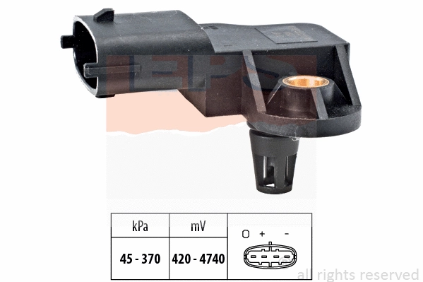 Sensor, boost pressure (EPS-1993 167)