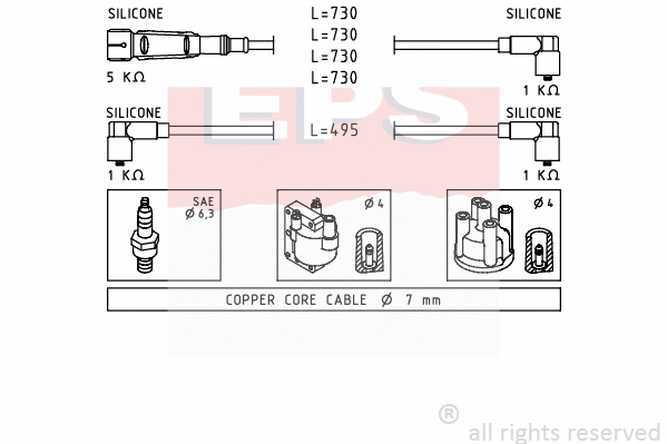 Ignition Cable Kit (EPS-1501 518)