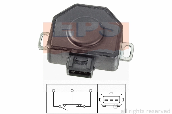 Sensor, throttle position (EPS-1995 091)