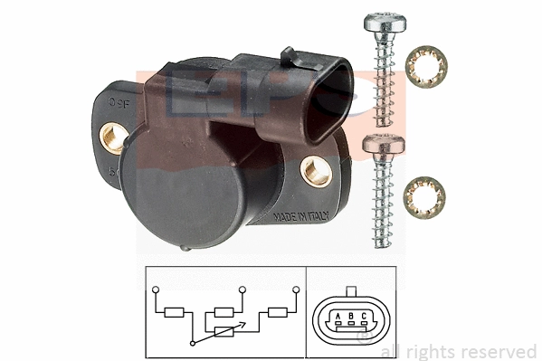 Sensor, throttle position (EPS-1995 096)