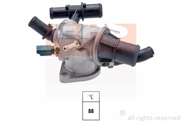 Thermostat, coolant (EPS-1880 179)