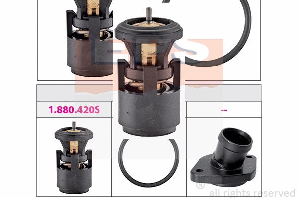 Thermostat, coolant (EPS-1880 420S)