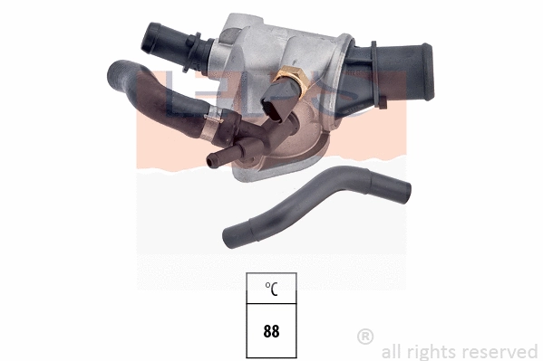 Thermostat, coolant (EPS-1880 676)