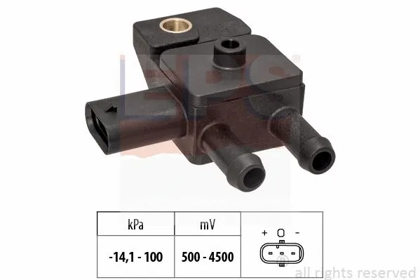 Sensor, exhaust pressure (EPS-1993 306)