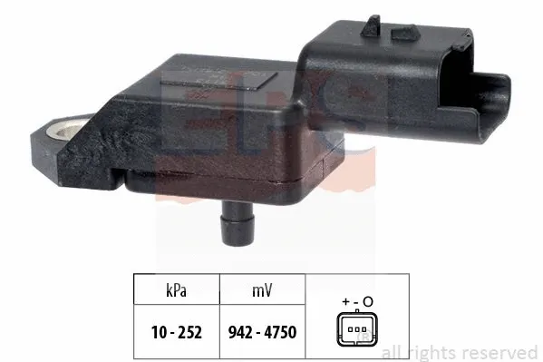 Sensor, boost pressure