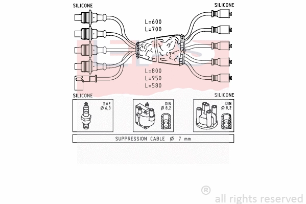 Ignition Cable Kit (EPS-1500 747)