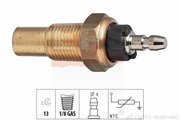 Sensor, coolant temperature