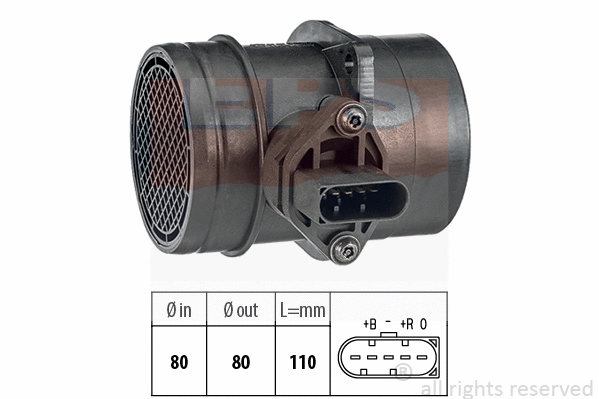 Mass Air Flow Sensor (EPS-1991 222)
