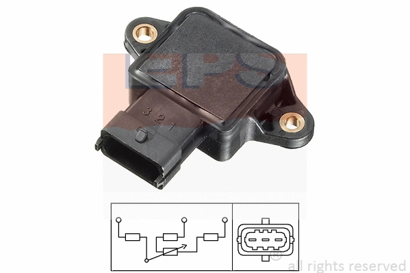 Sensor, throttle position (EPS-1995 086)
