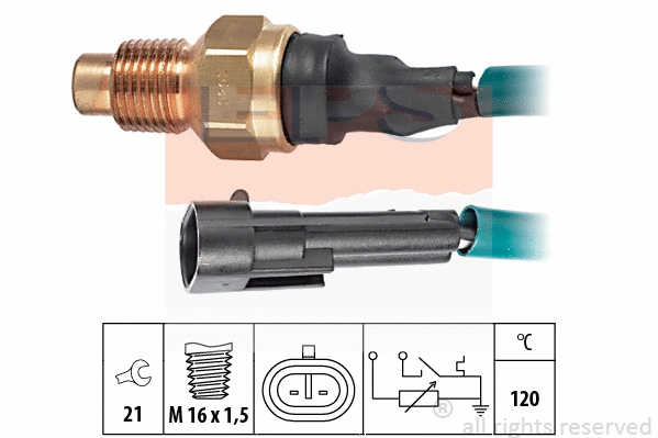Sensor, coolant temperature (EPS-1830 546)